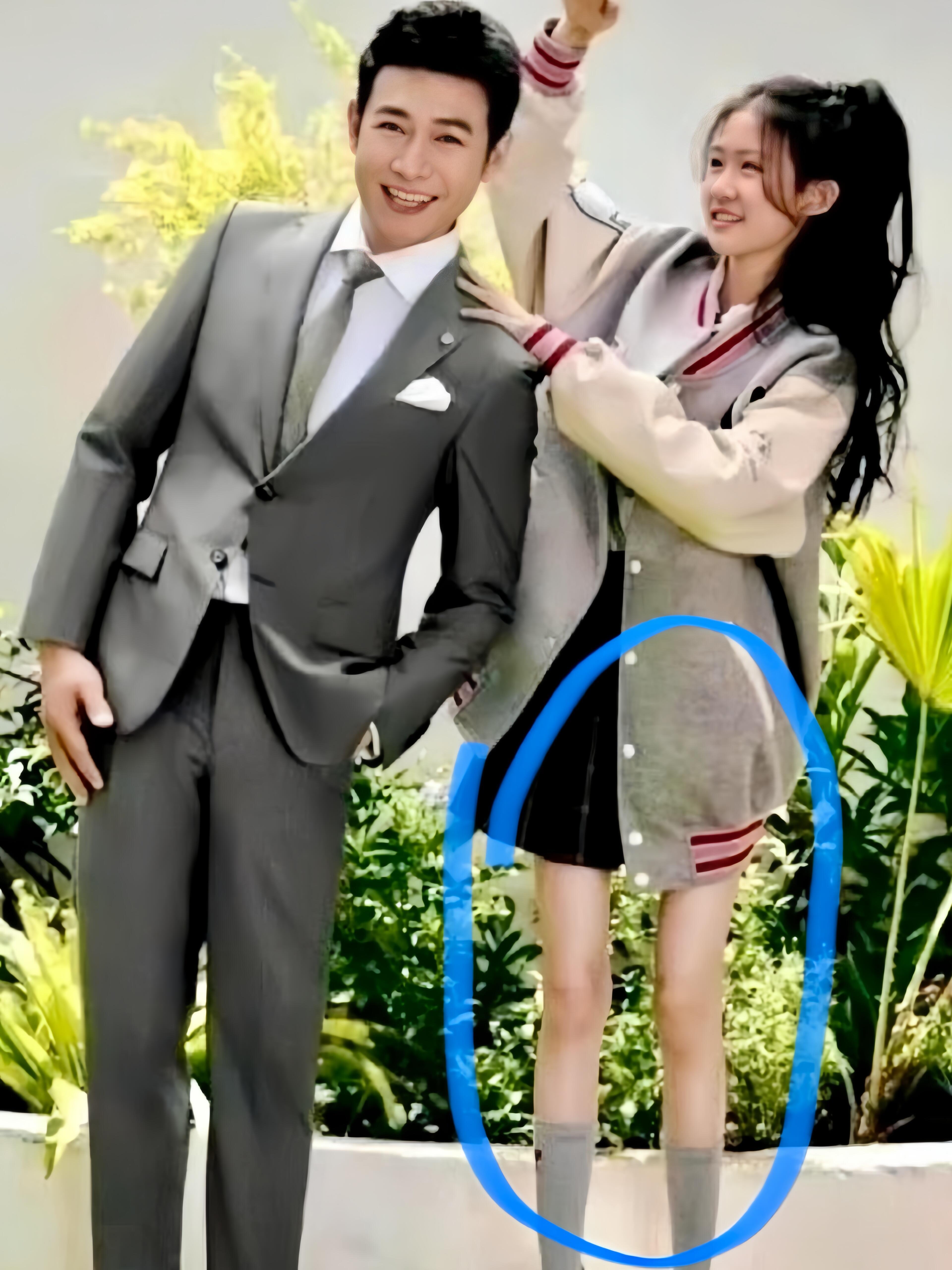 陆毅女儿贝儿的腿，如果没P图的话也太夸张了吧？不知道未来会不会被送进演艺圈，好期