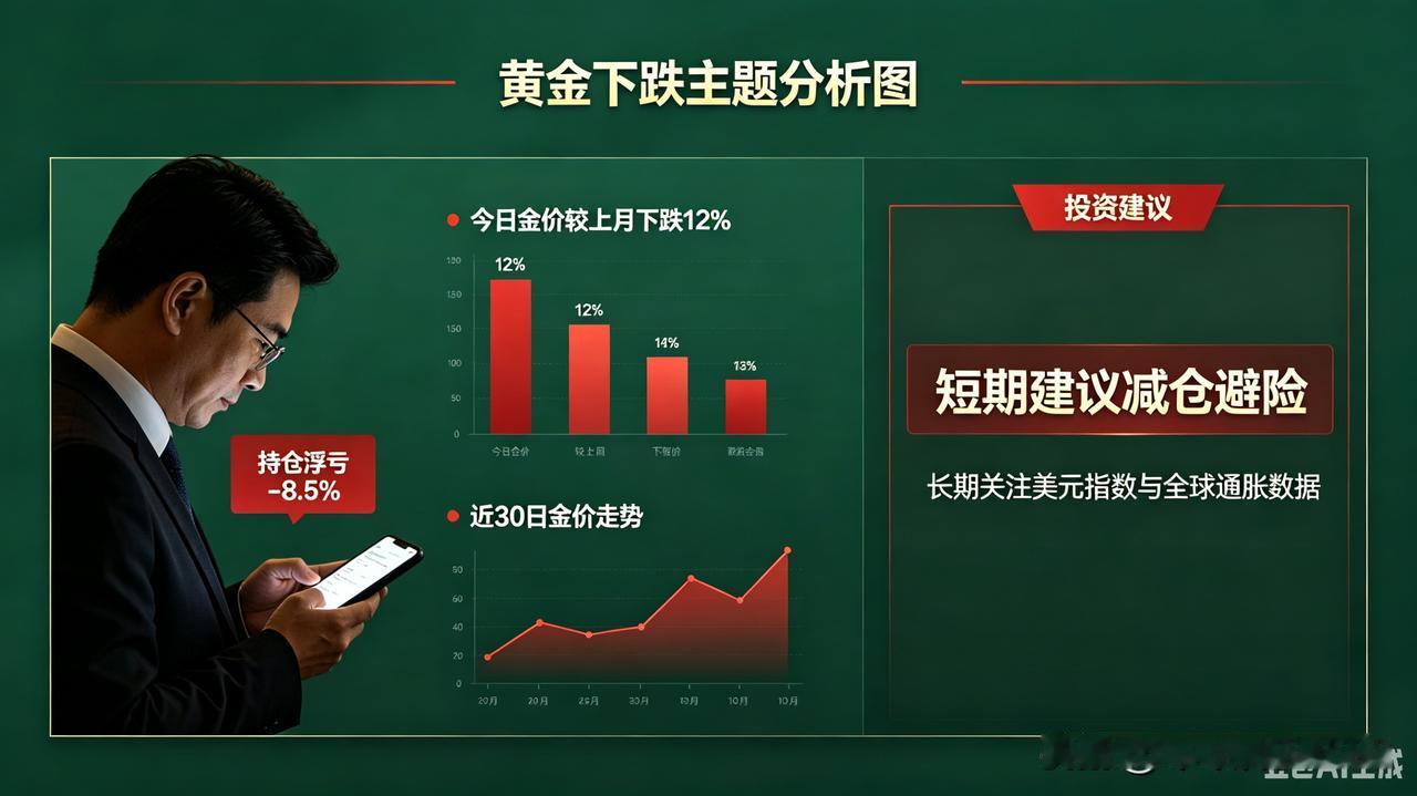 4 月 27 日，一位投资者以 1050 元 / 克买入 50 克黄金后，短短几