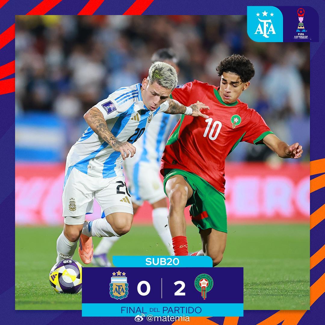 虽然很遗憾与冠军失之交臂，但阿根廷创造了2007年之后最好的世青赛成绩，这一届孩