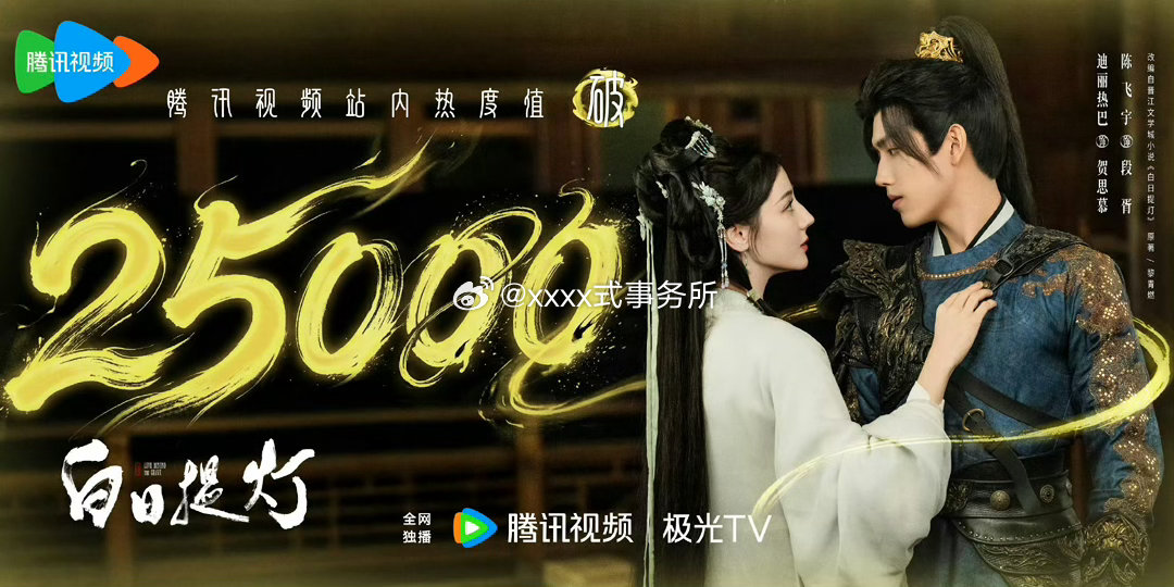 热巴 陈飞宇白日提灯破25000了 