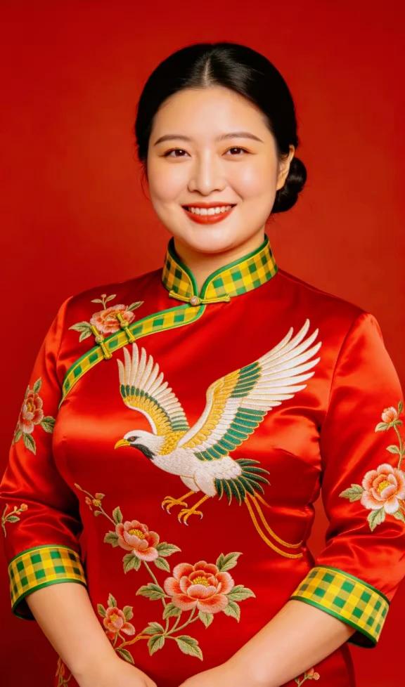 徐娘半老，风韵犹存。
岁月匆匆，美人不败。
丰满是福，丰盈是吉。
心宽体胖，心情