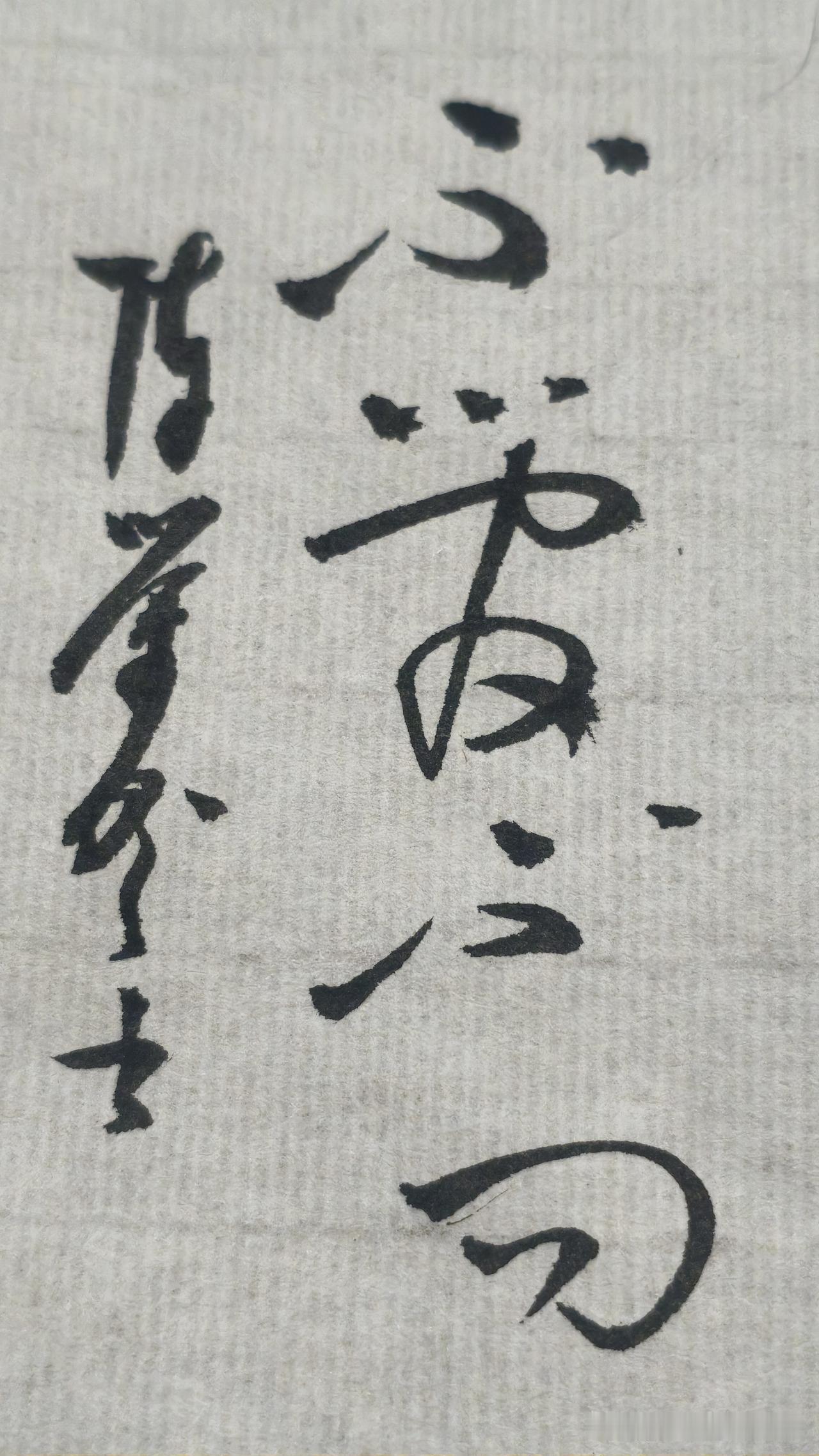 草书精品展示：不管不问