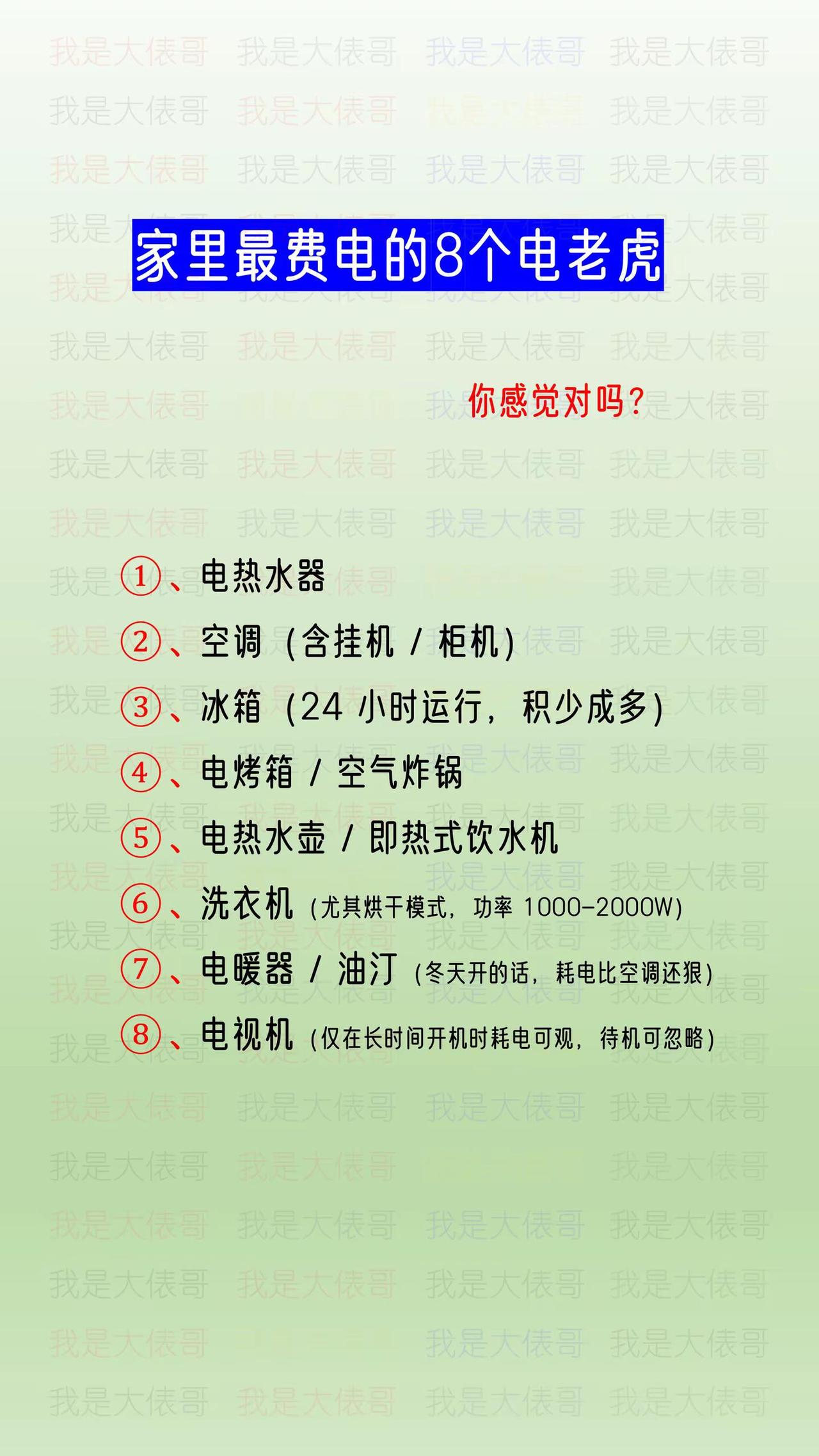 电工基础入门表 电工常识学习参考资料 电工知识