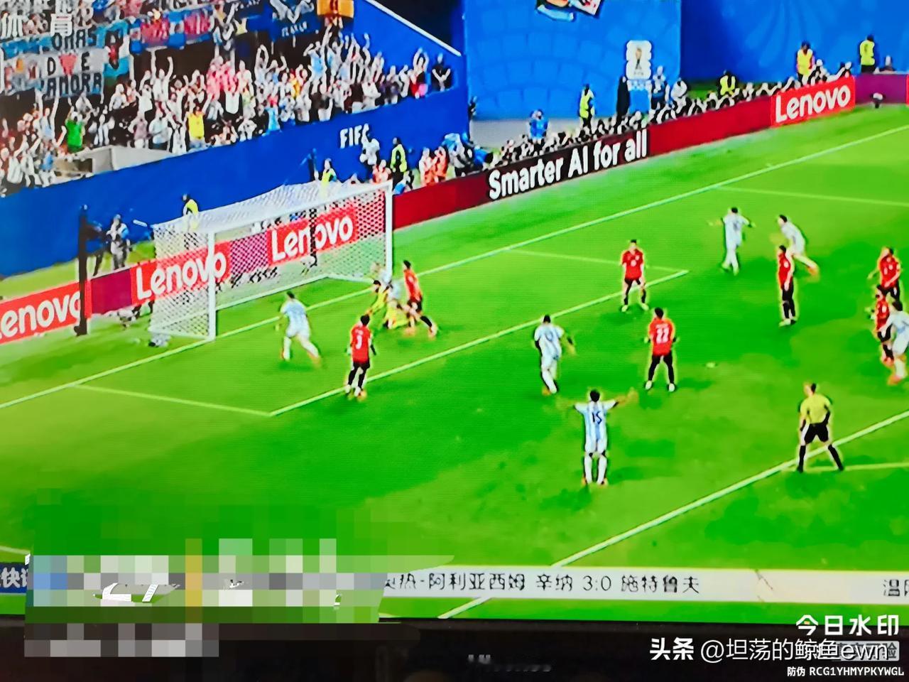 阿根廷队3:2战胜了埃及队，进入八强，全世界球迷都应该感谢阿根廷队，感谢梅西
 