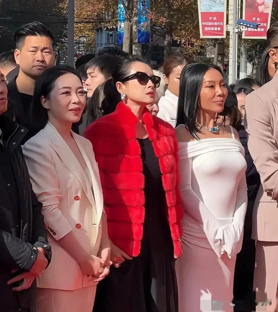 章子怡虽然好多人不喜欢她，但她真的好霸气哦！鼻子一翘，嘴一歪，一脸的狂霸酷拽。而