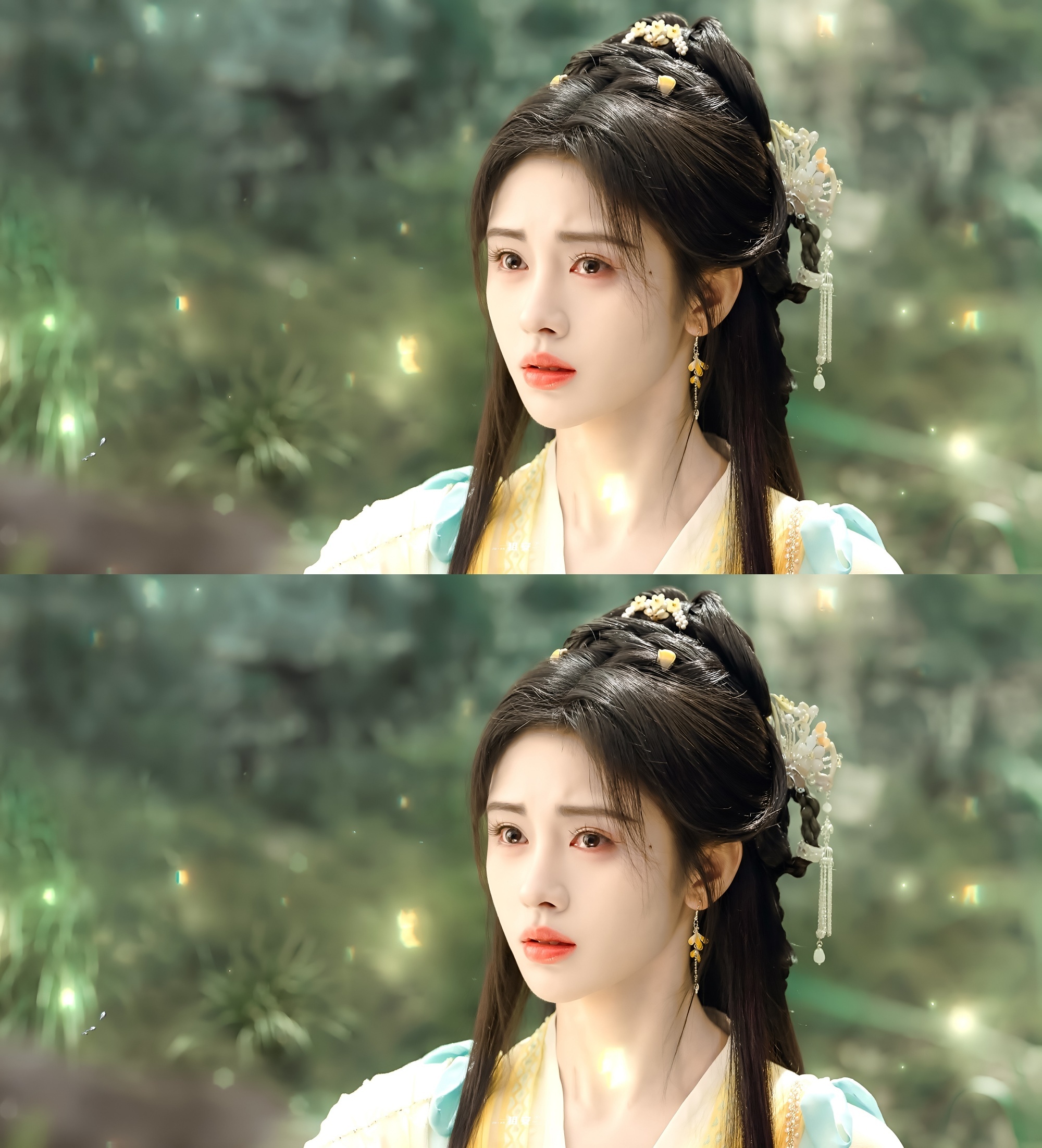 鞠婧祎 jjy鞠婧祎姜黎菲 "一叶知霜降,一语感深秋,霜降已至,愿你染尽霜华,心