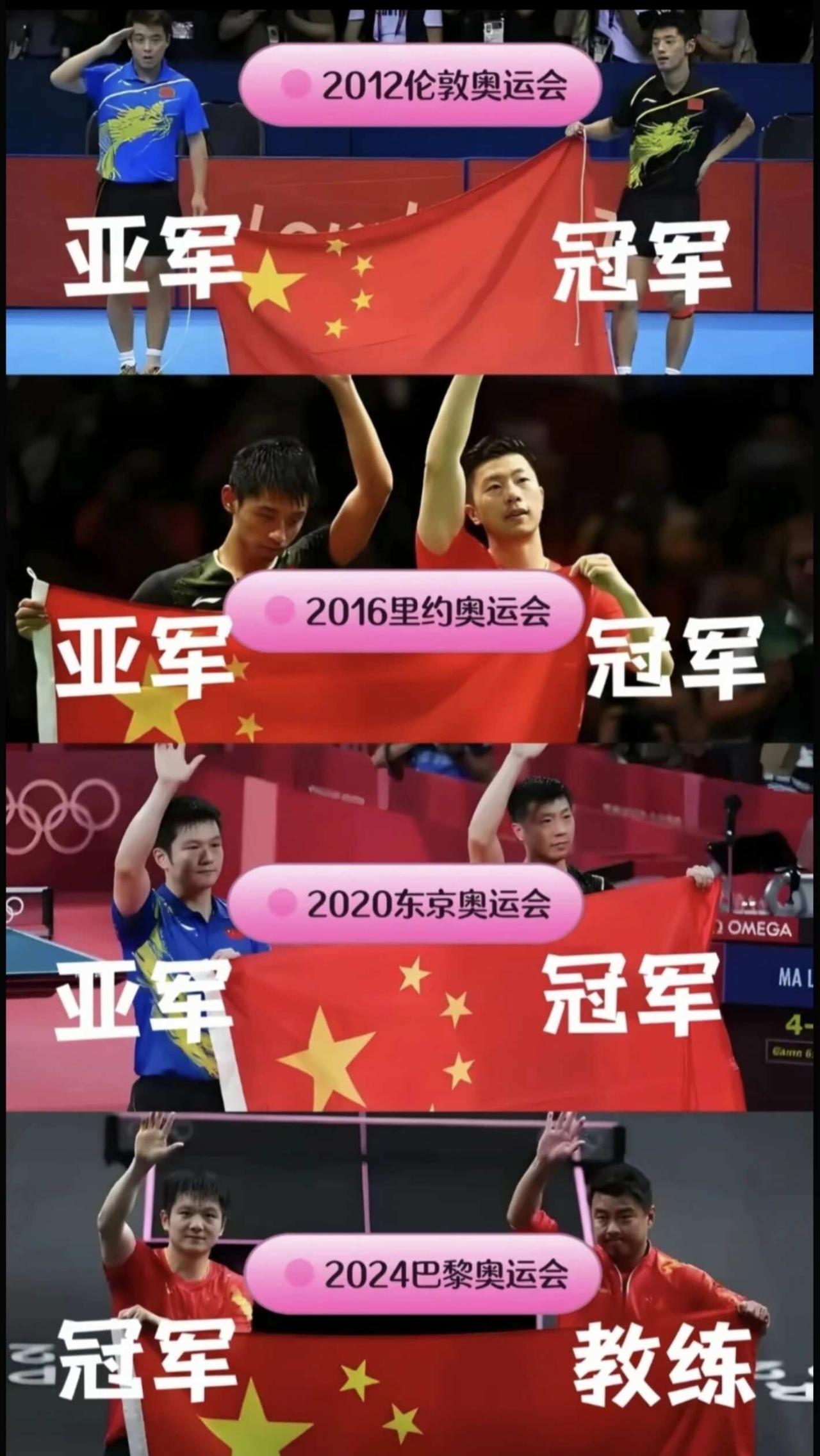 中国男乒自从巴黎之后好像陨落了
兜兜转转国乒接力棒好像不如以前了
之前冠亚军拿到