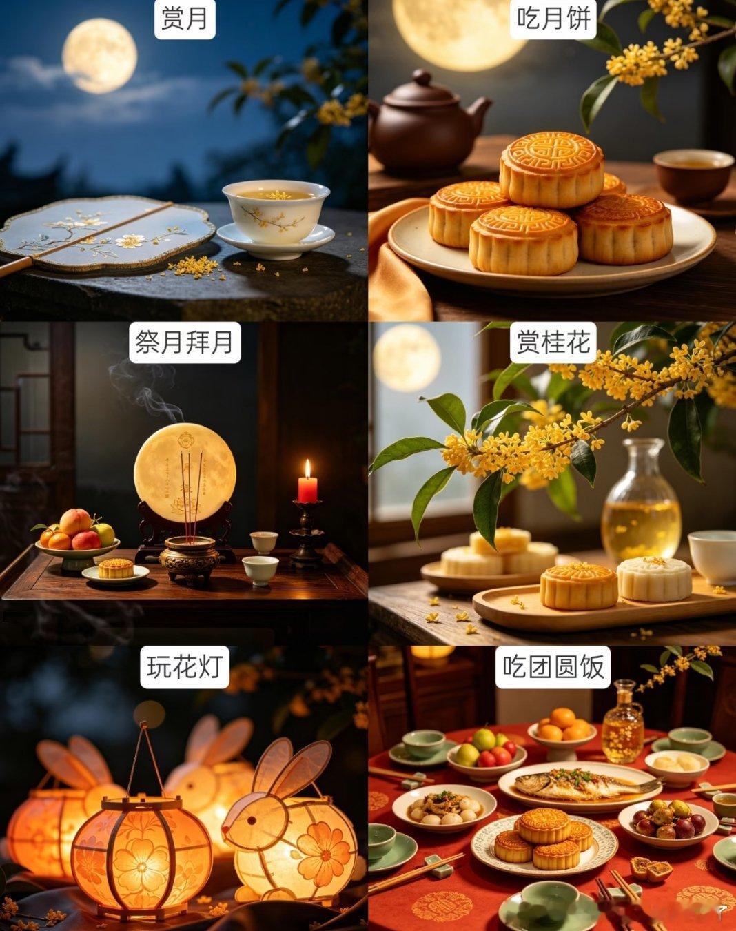 打开中秋节的一百种方式 中秋不必拘泥于传统模样，当代人解锁各式各样的过节方式。可