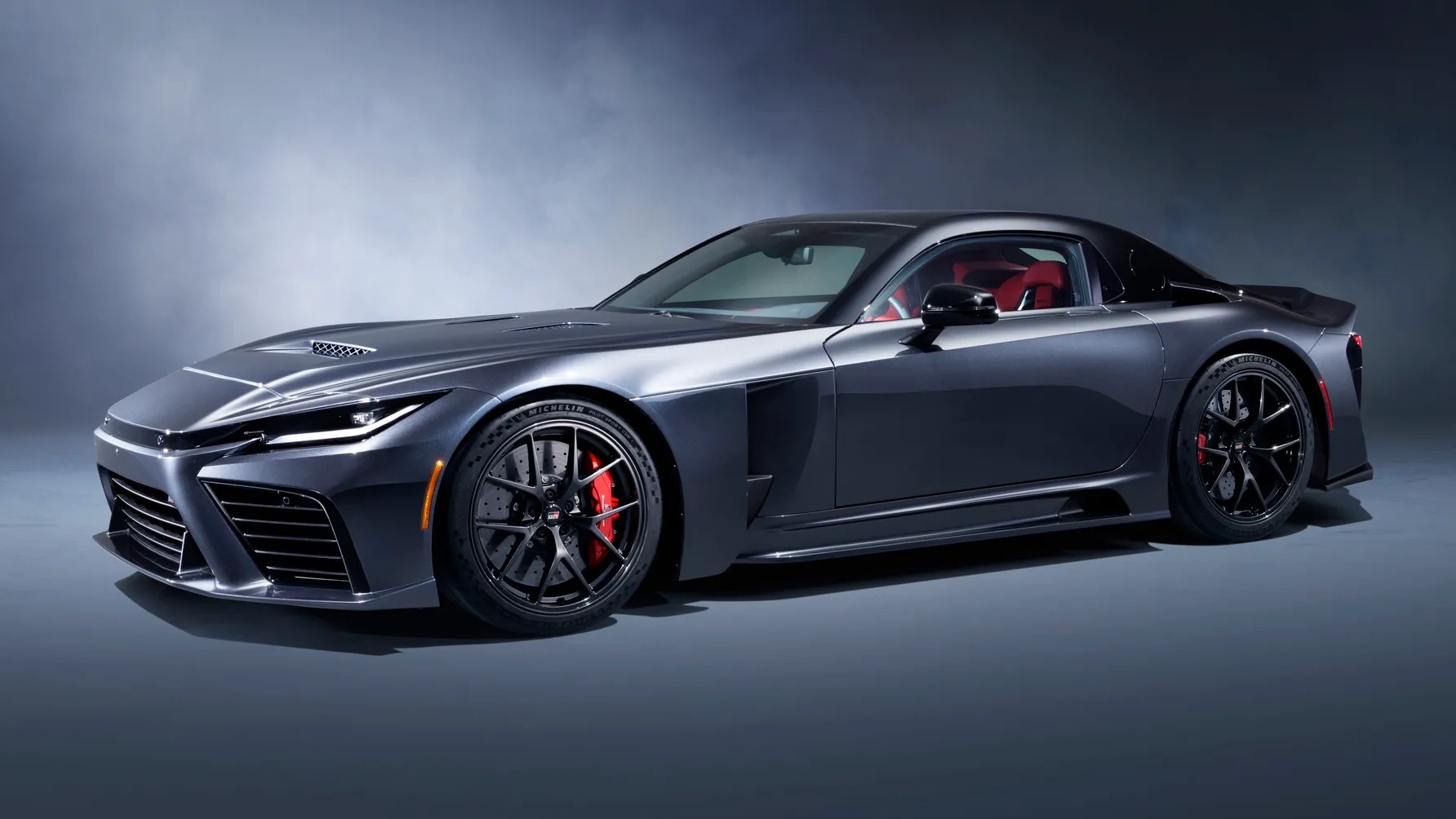 丰田全新跑车GR GT，造型很犀利运动帅气。 