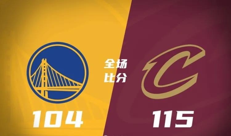 勇士104：115惨败骑士，主要原因是以下几点：
1、今天替补集体不给力，保罗1