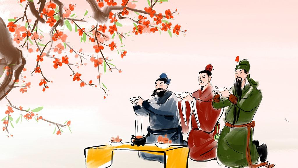 近日，台湾学生将经典典故“桃园三结义”误读为“台湾桃园市结盟”的话题刷屏全网。国