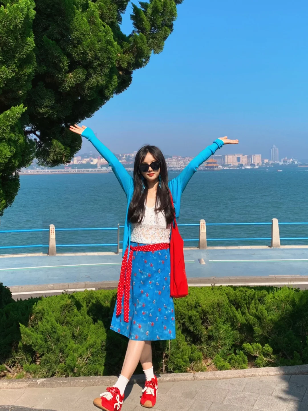 晴天的青岛真的太美了～好幸福！！