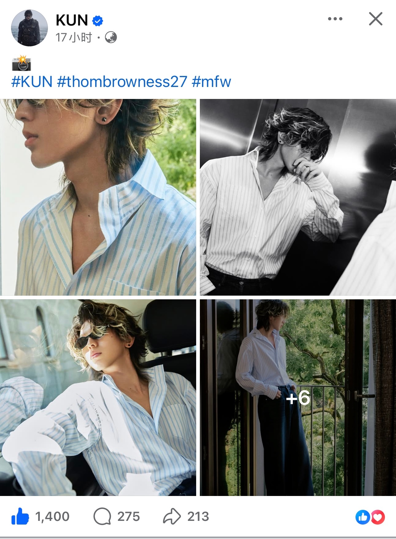 蔡徐坤米兰时装周 cxk 蔡徐坤 thombrowne 小猫咪们！到25日我们一