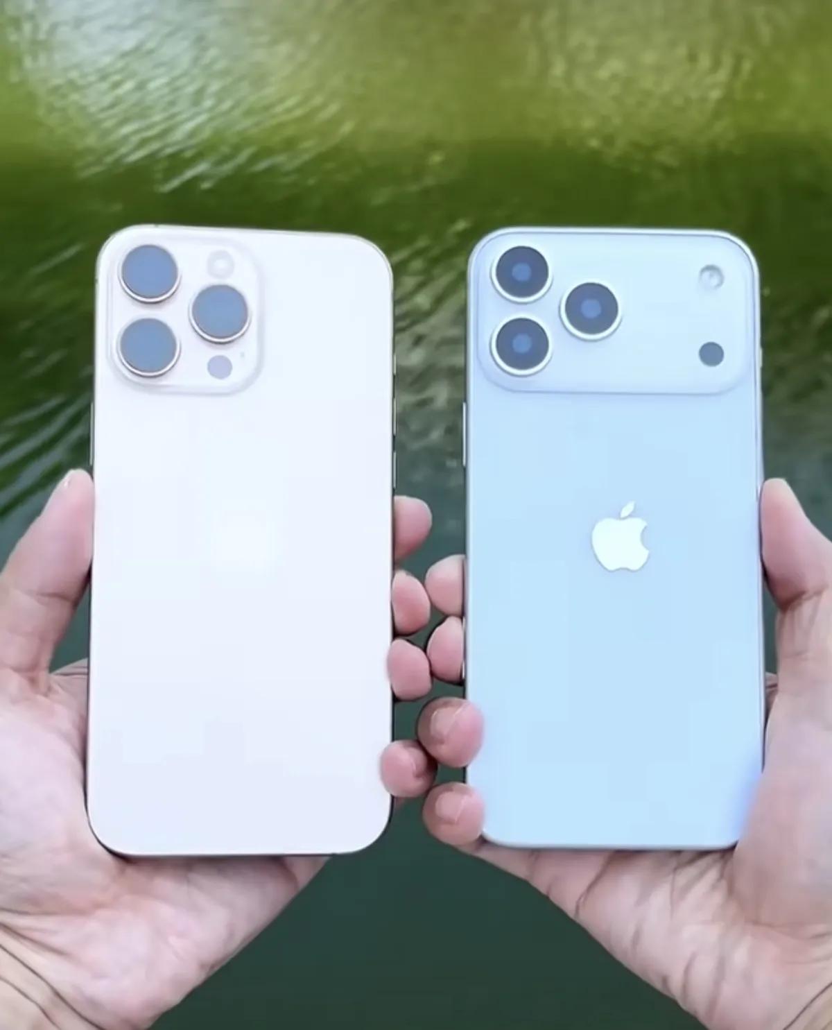 博主展示iPhone 17 Pro Max最新机模。据曝光数据，其厚度将从8.2