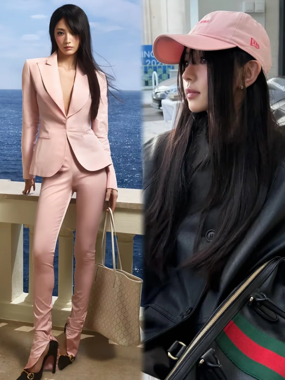 Gucci女郎🆚猫塑女友！田曦薇的反差感绝了！