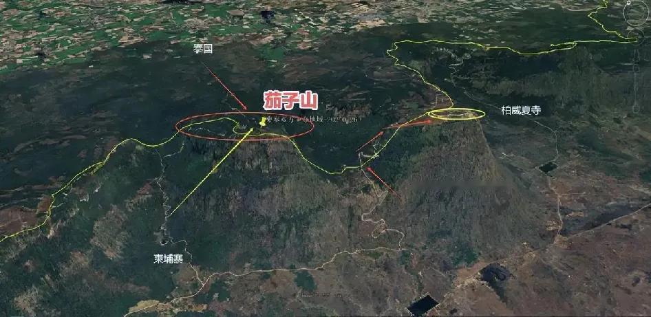 泰军夺下关键高地，山头插起泰国旗；驻守争议地区的柬军，或面临灭顶之灾

当地时间