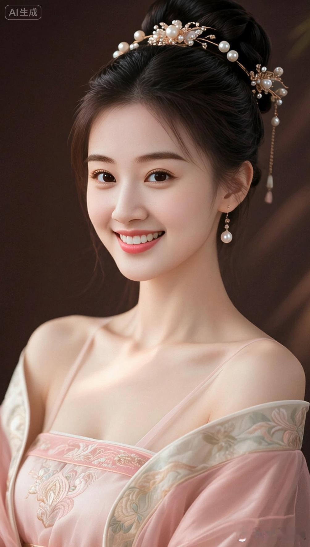 美出高级感 民族服装 景甜出道前的照片