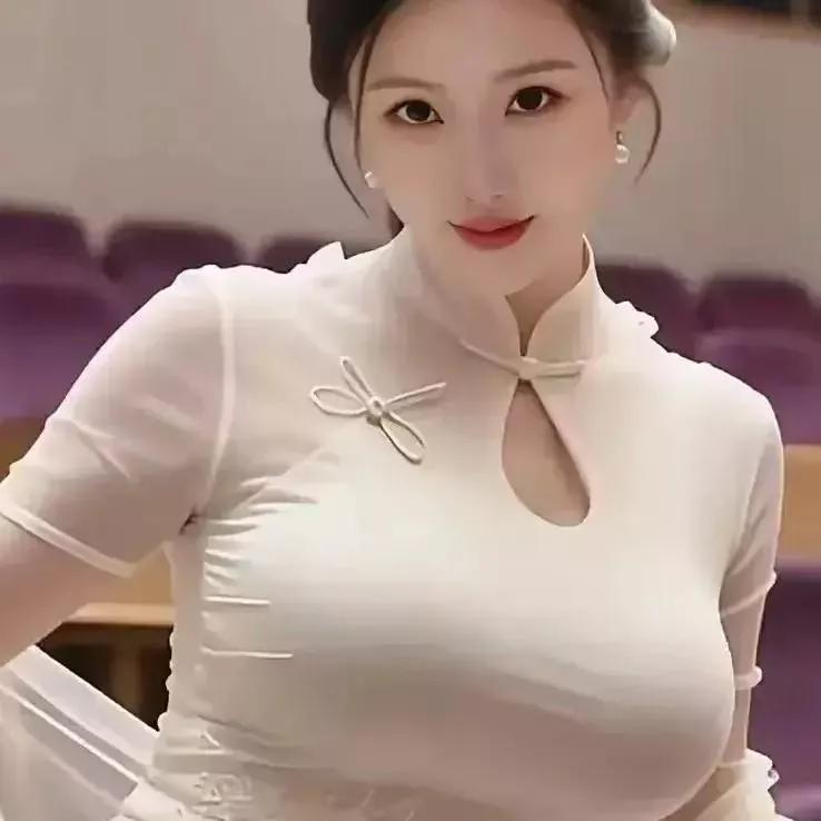 玉女轻纱立，白衣映紫庭。轻纱美人图 轻纱古风照 抹胸白裙写真 紫裙淑女写真 紫衣