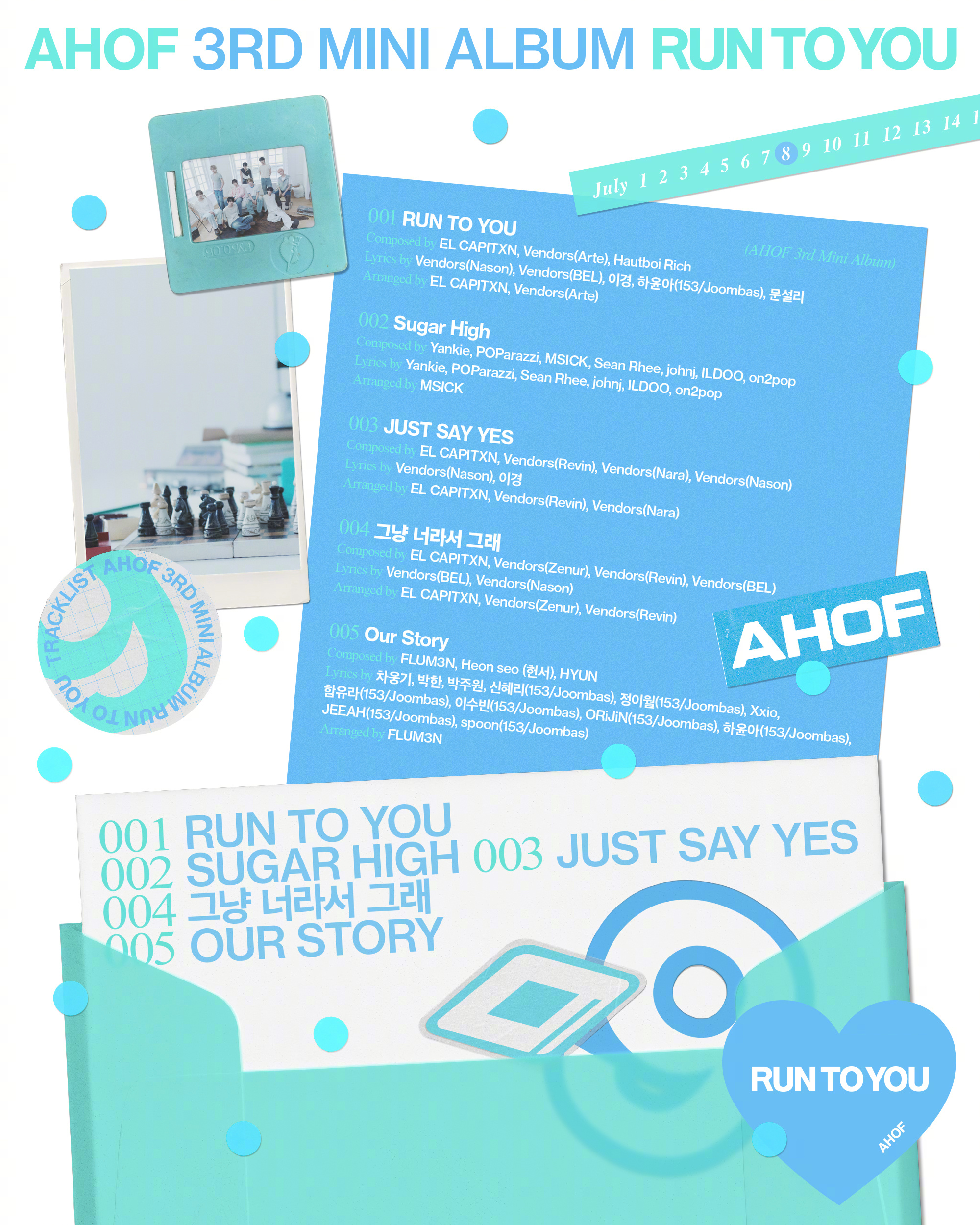 【Twi】AHOF The 3rd Mini Album[RUN TO YOU]