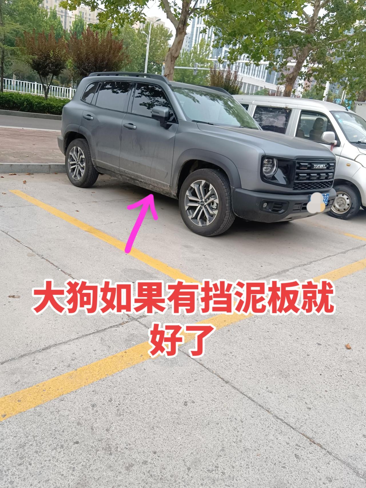 每次下过雨后，车身总是甩的全是泥巴，如果出厂带挡泥板就好了