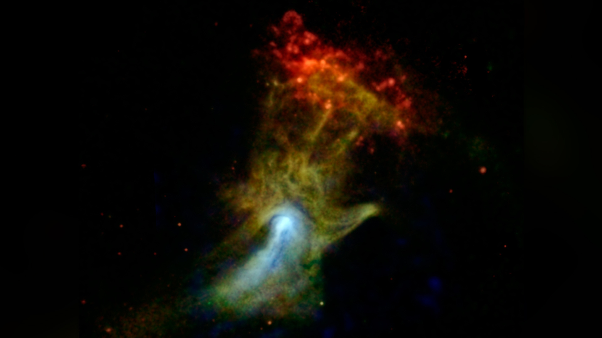 #十大诡异星云# 5.Hand of God Nebula 上帝之手星云不祥的上