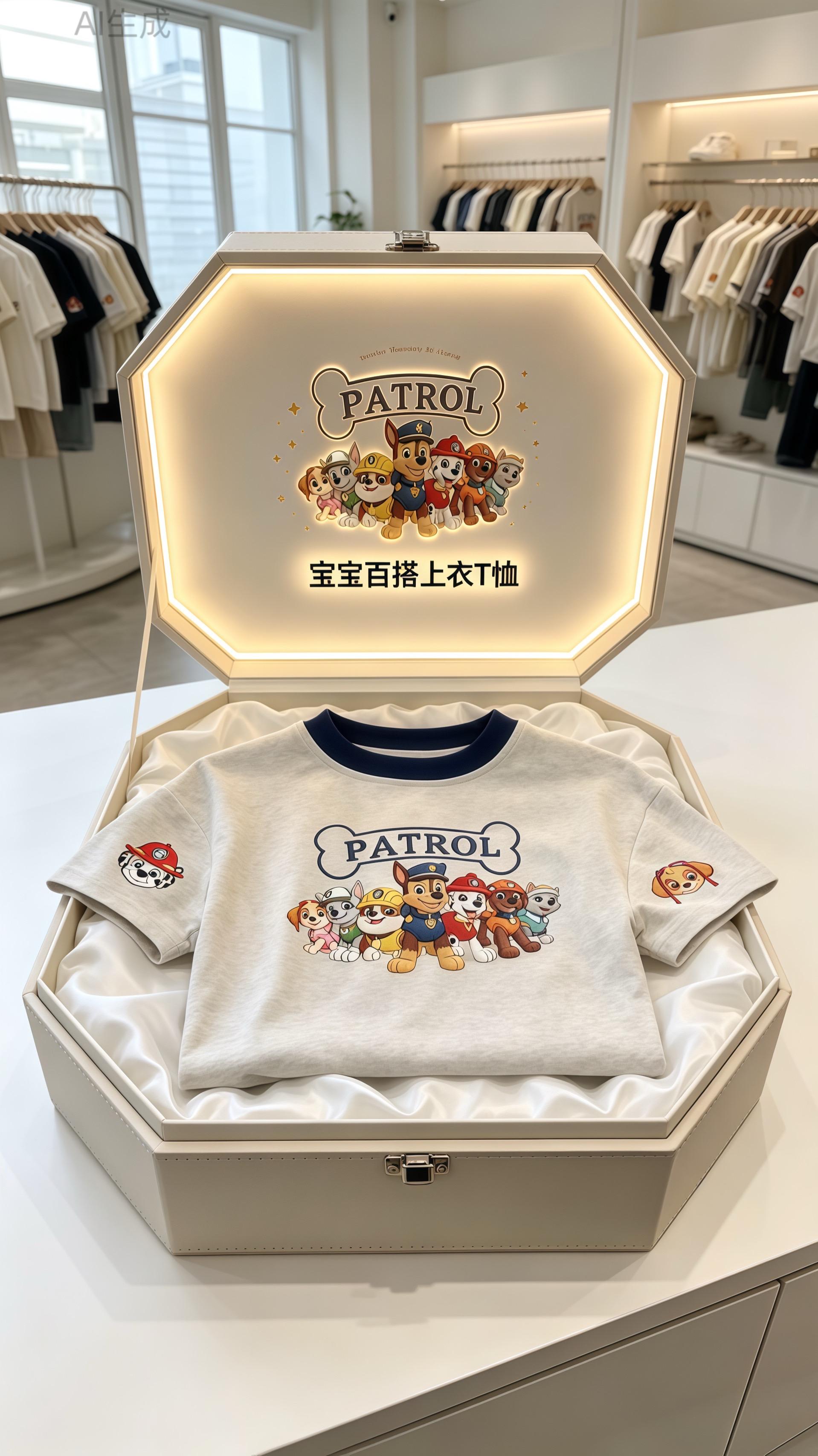 潮娃穿搭 男童穿搭 汪汪队短袖 短袖恤 高品质童装