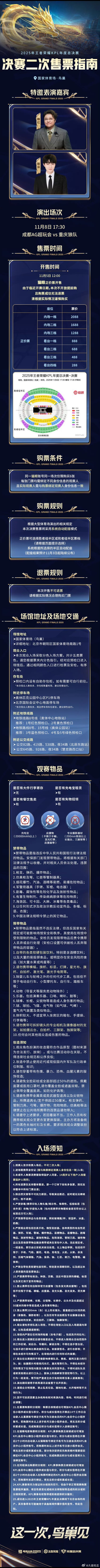 二次售票时间:2025年11月5日12:00 ​​​