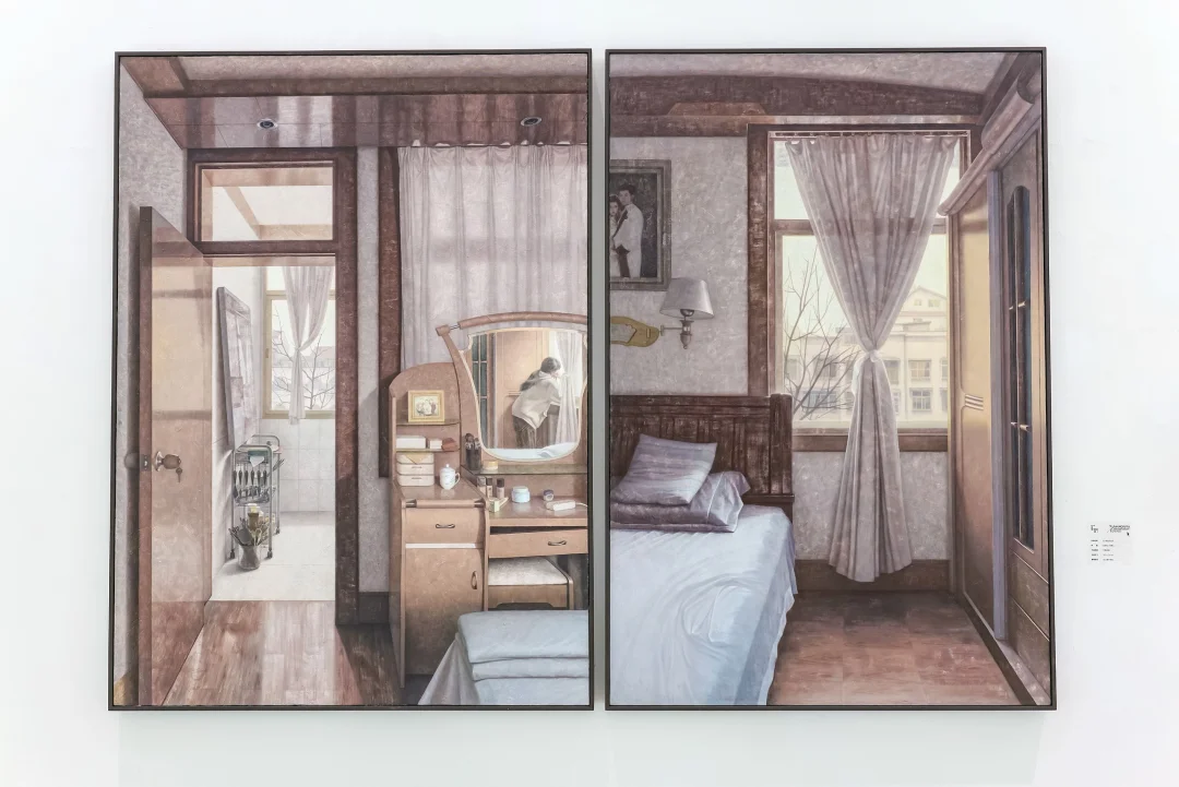 拼贴木板画里的城市建筑记忆