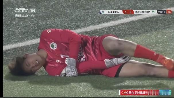 CMG群众足球邀请赛黑龙江哈尔滨和山东泰安队已经结束，泰安5比0战胜哈尔滨，永州