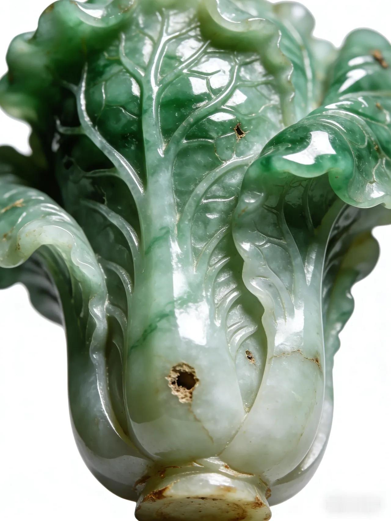 这是大白菜吗？寓意家家财源滚滚，广纳善财。
