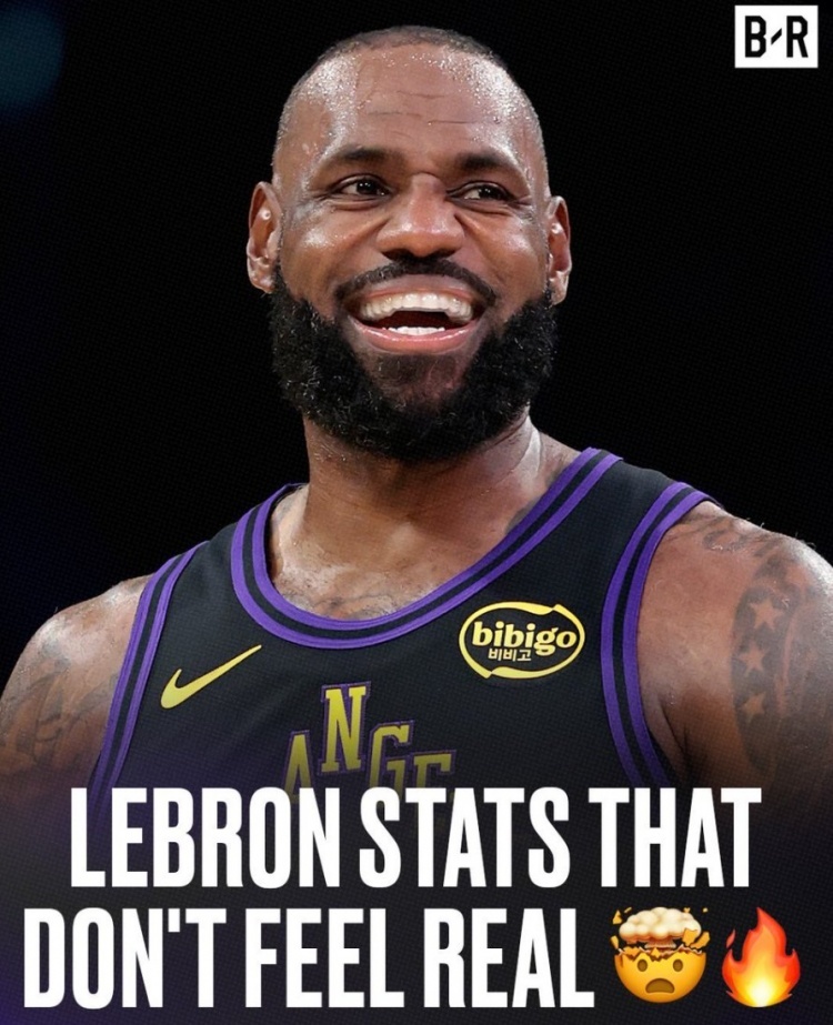 不得不说，每一项都是记录，遥不可及的存在！美媒露天看台晒出了詹姆斯的一系列纪录，