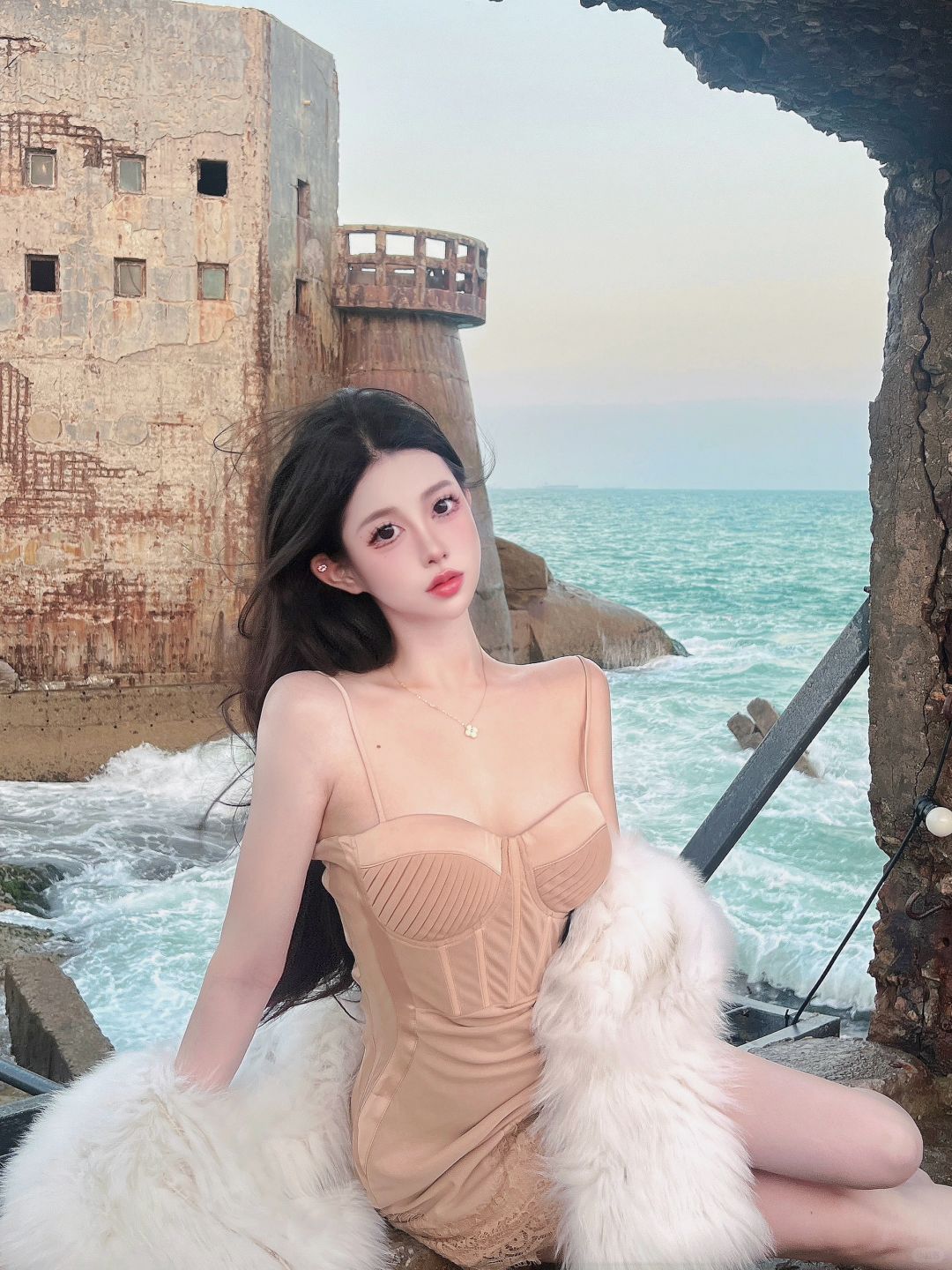 汕尾的海上古堡🧜🏻‍♀️ 真的美神降临了！