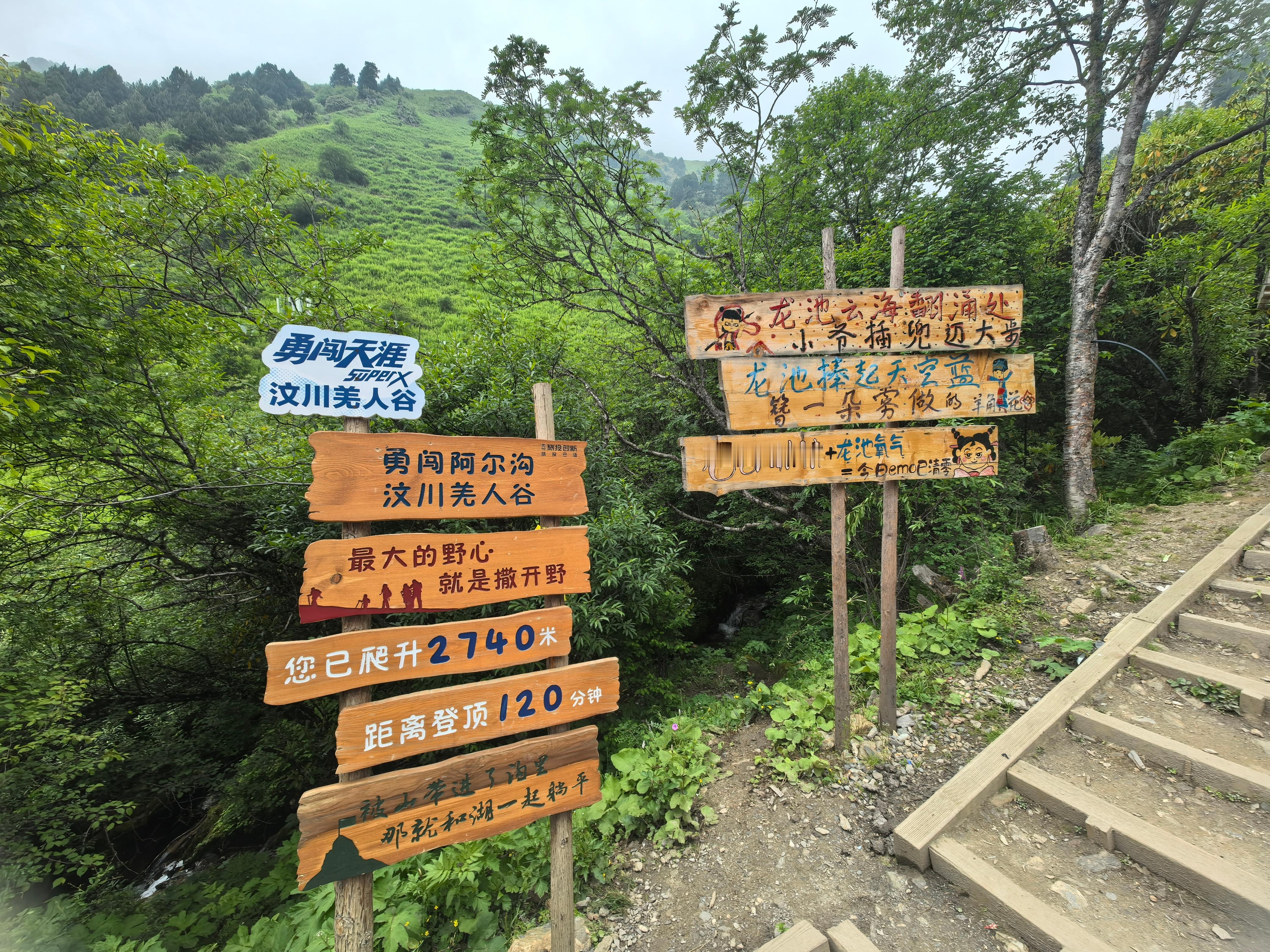我太厉害了，徒手爬到绝望坡 阿坝·阿尔沟