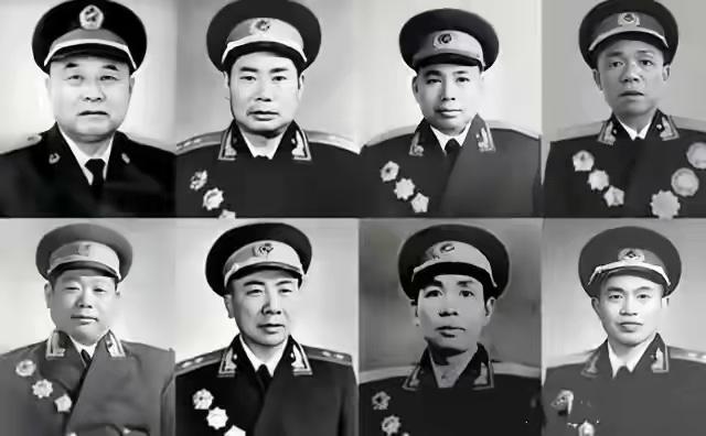 中华人民共和国八大军区第一任司令员都是谁？都是什么军衔？