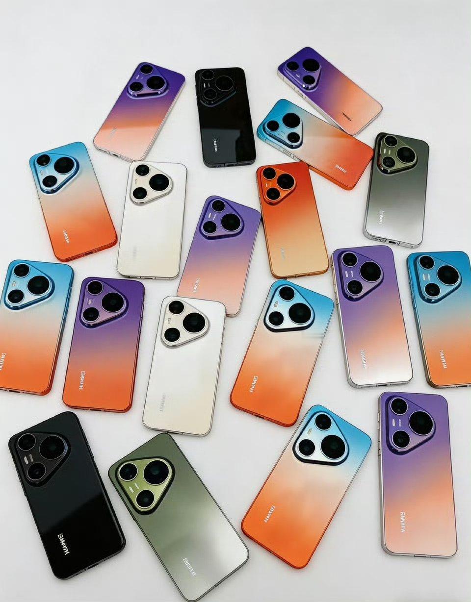 余承东回应Pura90橘子海配色华为Pura90 Pro Max橘子海，霞光紫、