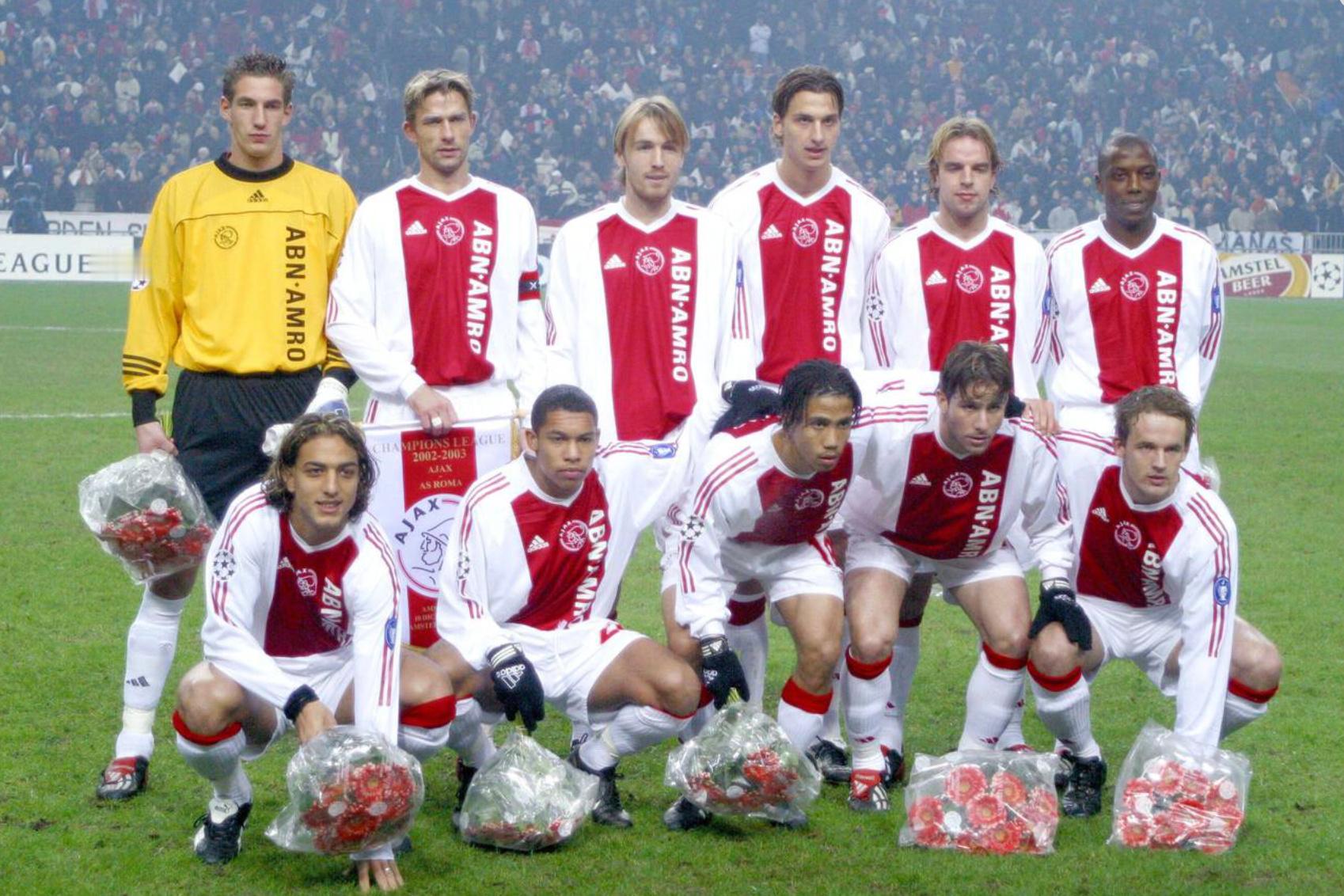 2002/03赛季的阿贾克斯，你可以报出几个名字？冷足-时光机阿贾克斯