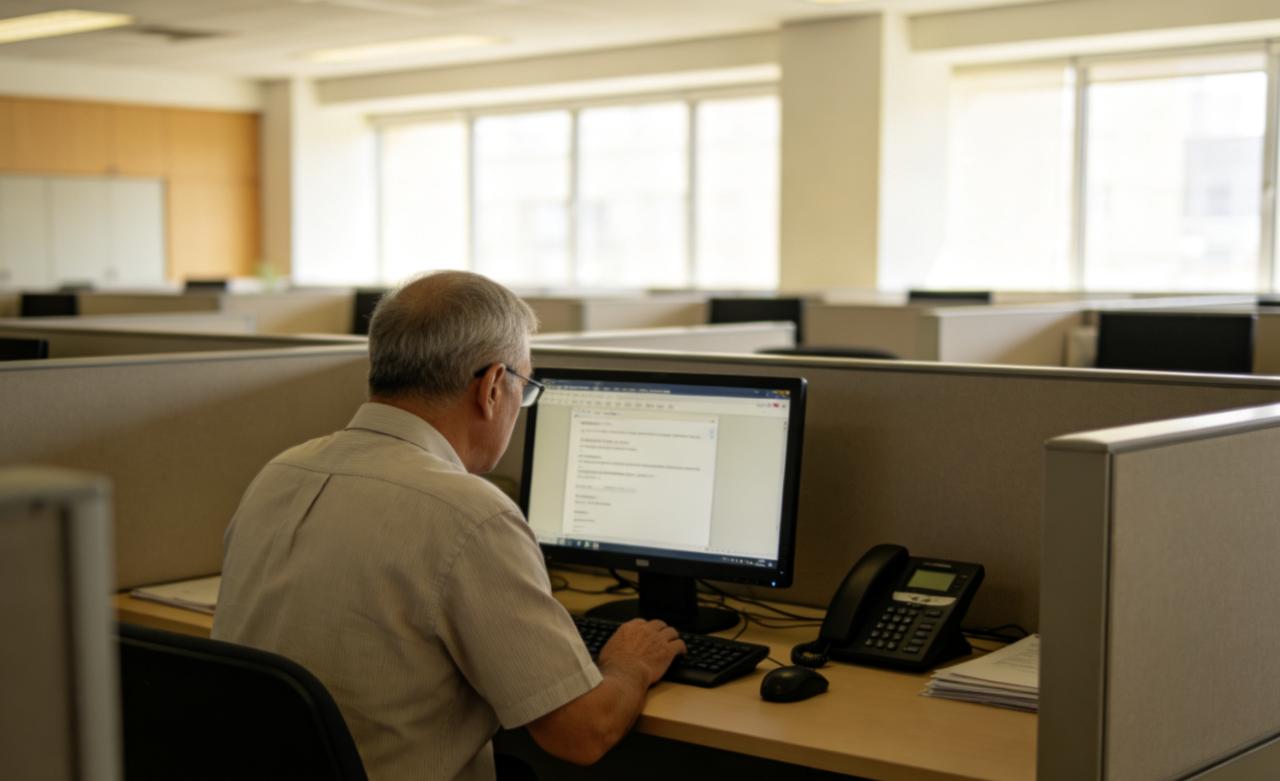 老张在公司干了八年，从来只回邮件，不主动发。
新来的小李天天群发工作汇报，事无巨