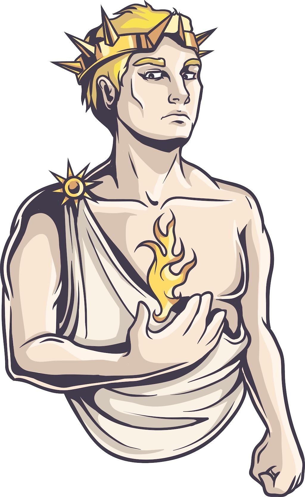 希腊神话里，最先出现的是混沌之中诞生的大地女神盖亚，她孕育了天空、海洋和山脉，慢