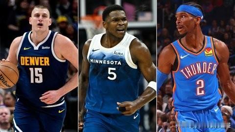 随着掘金在圣安东尼奥的败北，以及雷霆和狼队的胜利，这是西部前三名：
1. 雷霆 