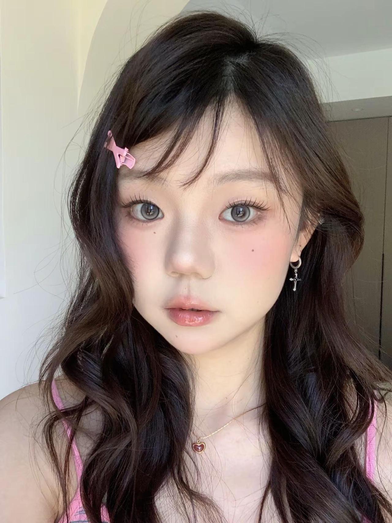 化了一个小时妆……可以被十个美女夸夸吗。今日妆容 新手化妆 方圆脸妆容 普通人化