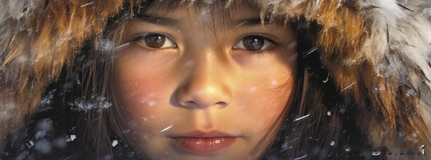 丹麦和美国应该找个镜子照照
格陵兰岛上的因纽特人，长着一副亚洲人的面孔，黑头发，