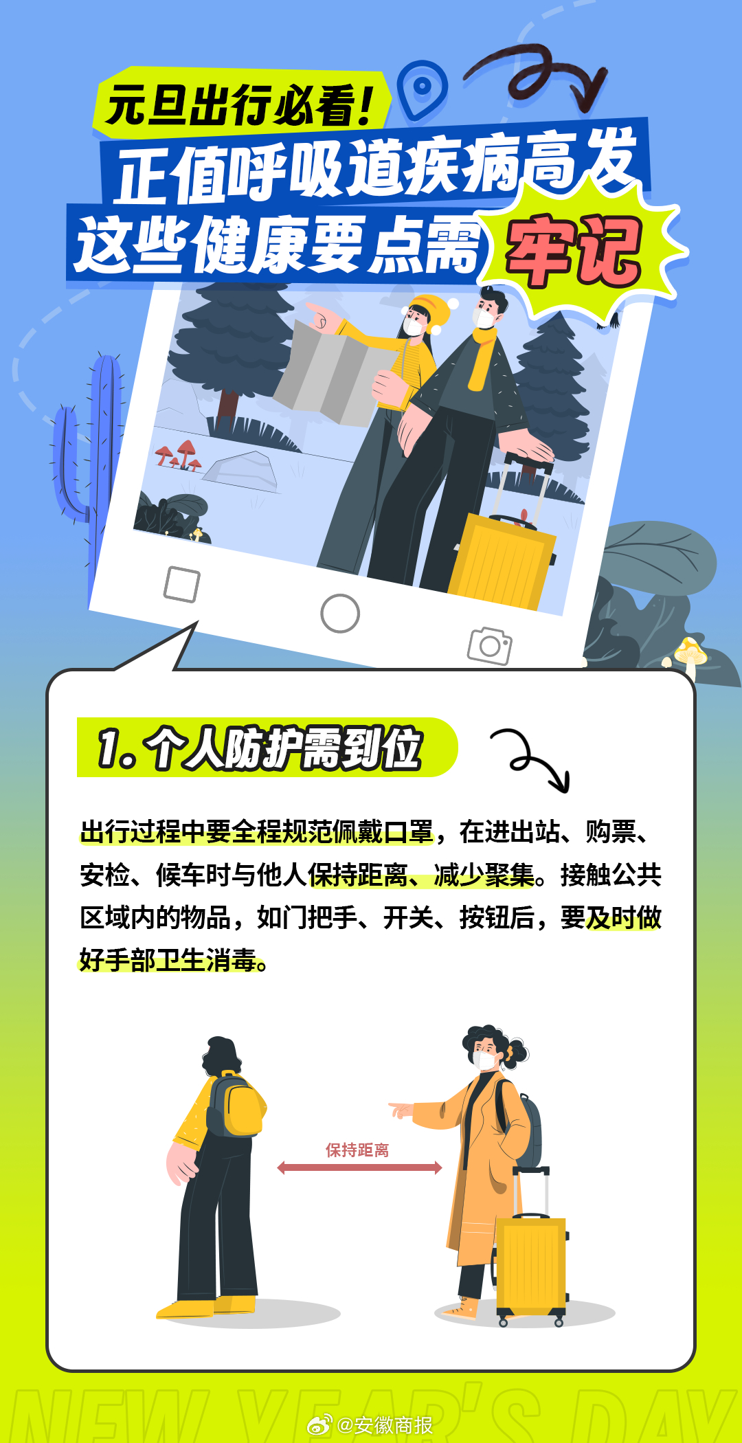 #2023年最后3天#【元旦假期需要知道的健康要点】你的元旦假期准备出行吗？不过