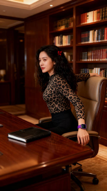 成熟气质长发美女，高颜值性感范儿十足，宝藏壁纸分享