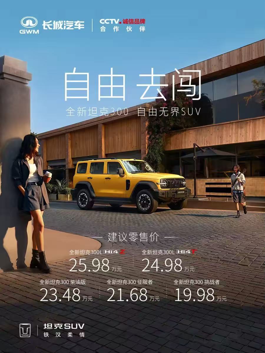 坦克300献给都市年轻人的脚办这个价格行不行