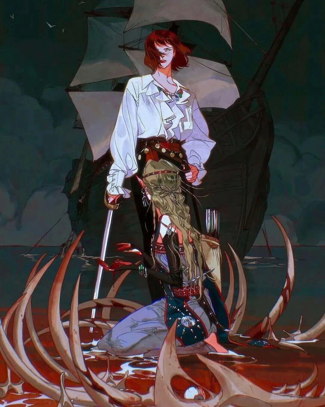 盛夏壁纸大放送动漫仲夏狂欢季 来自插画师米粒Emily Xu 