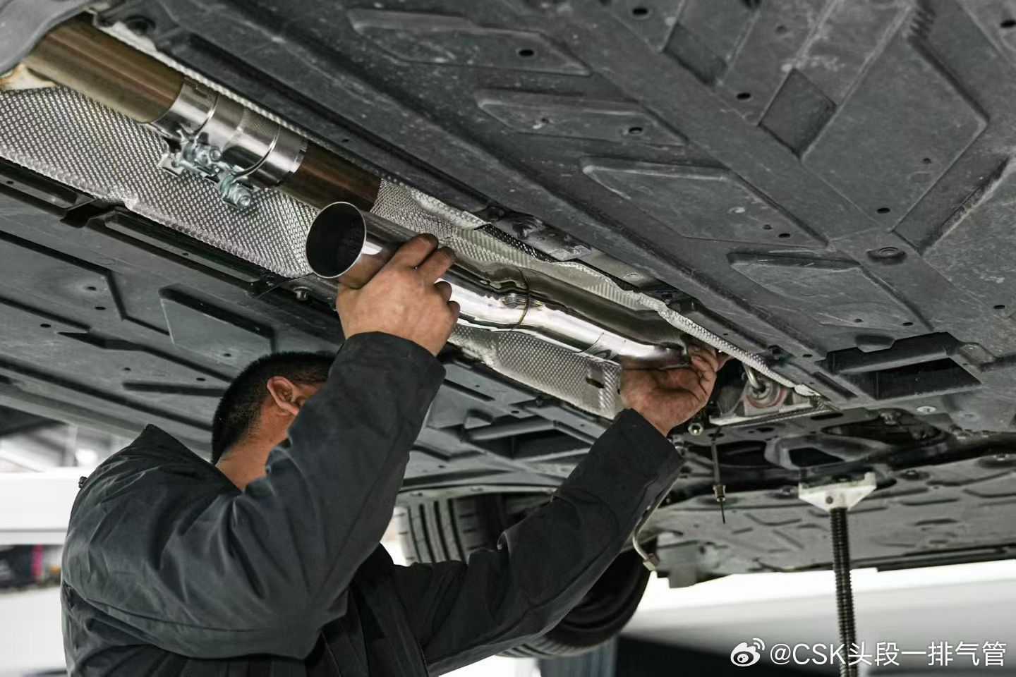 奔驰A35 AMG换装CSK前管， 去除原厂GPF，声浪直接拉满 ⬆️ 