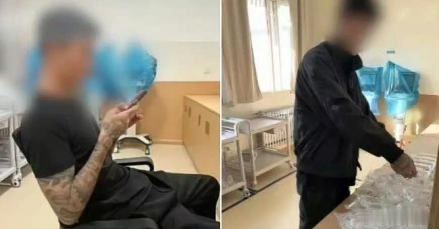 这个护士真的是脑子坏掉了，在其他地方不够她秀恩爱，还得要跑到医院这么严肃的场所秀