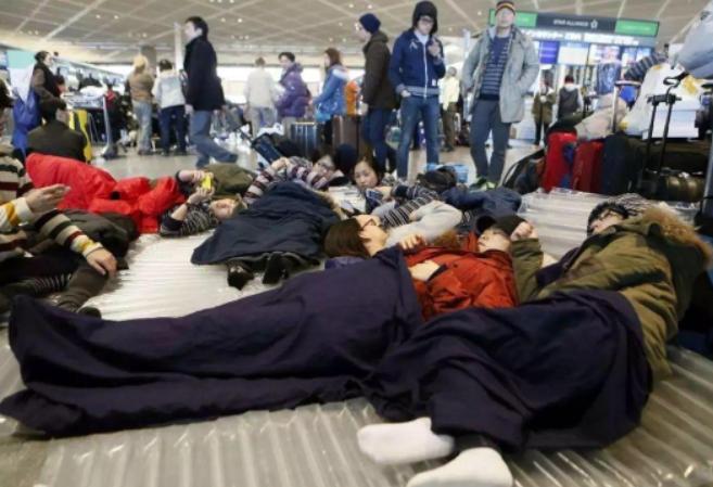 没有民族大义，没有家国情怀，政府警示，置若罔闻，如今滞留日本机场，真是自作自受。