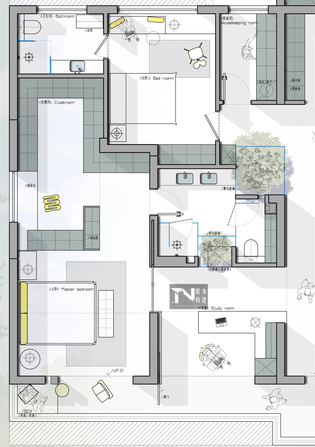 四房改三房的快乐！240㎡大平层鞋帽间岛台