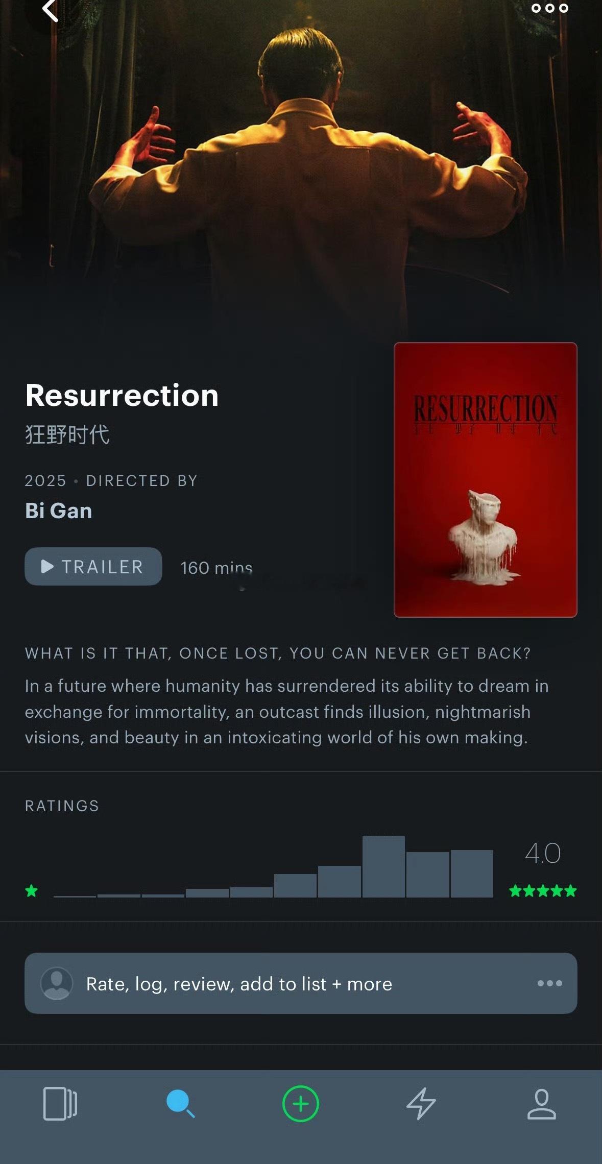 狂野时代letterboxd（国际版某瓣）上4分了加上少年的你，小小的我玺子哥第